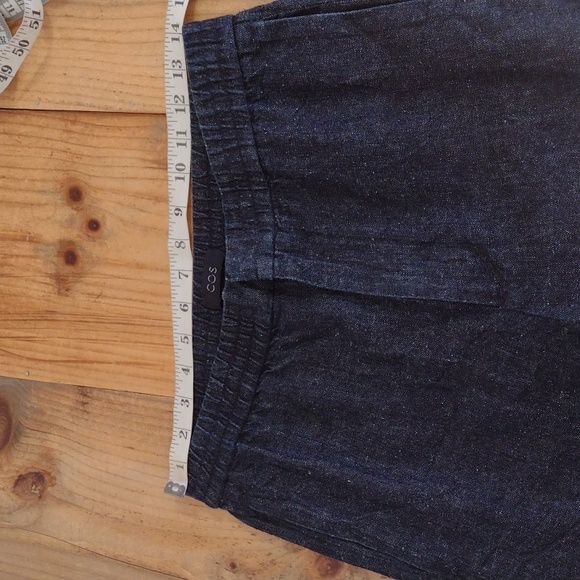 COS High Waist Denim Straight Leg Pants Fits Size 4 - Picture 12 of 13